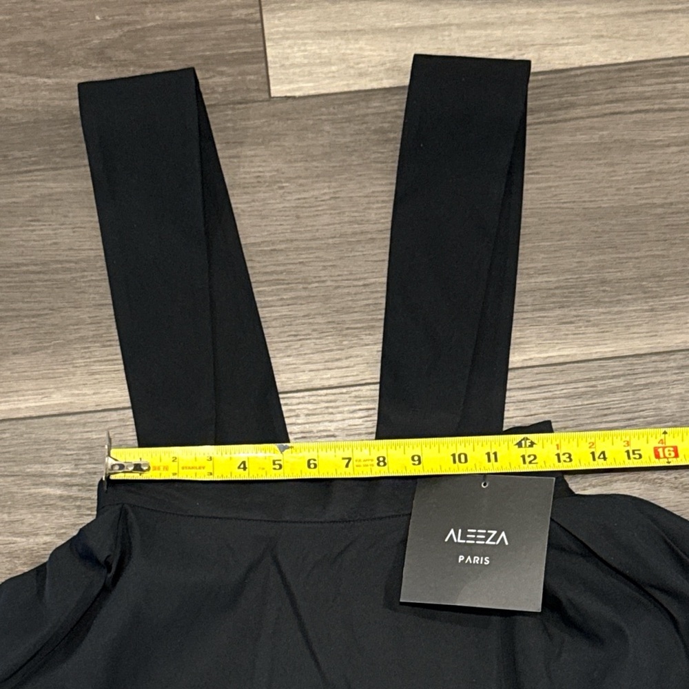 NWT Aleeza Paris Marci Jumper with Pockets and Suspenders 25” Skirt Size Small - Picture 5 of 7